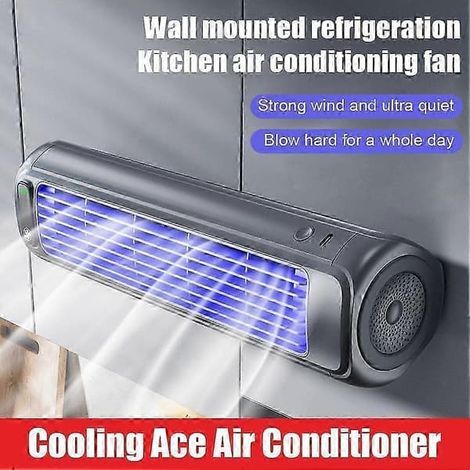 Refroidisseur portable Ace, climatiseur portable silencieux avec ventilateur et 3 vitesses, gris