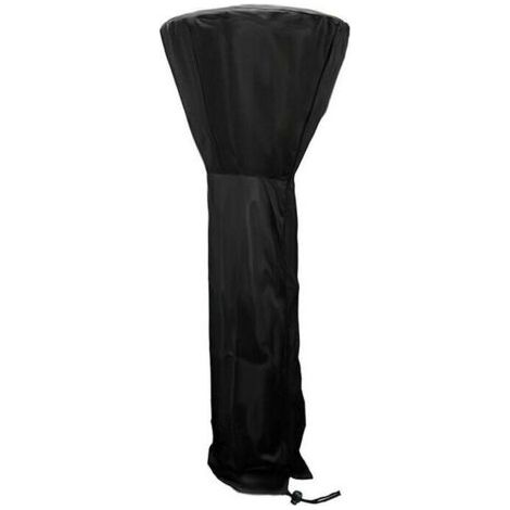 BUNTHAUS Housse de protection pour chauffage de jardin en tissu Oxford 210D noir (1/5)