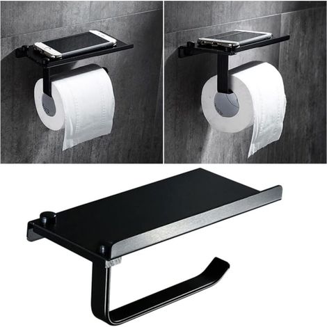 Toilet paper holder Toilet paper holder Toilet paper dispenser Wall-mounted paper towel dispenser Vintage paper towel holder Toilet paper storage rack Holder (1/5)