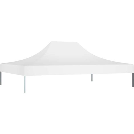 Maison Exclusive - Partyzelt-Dach 4,5x3 m Weiß 270 g/m² (1/5)
