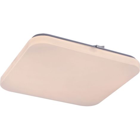 Plafoniera LED quadrata 32,5cm 20W bianca sensore Rabalux (1/5)
