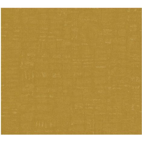 Carta da parati a tinta unita Profhome 387455 Carta da parati TNT goffrata a caldo leggermente strutturata In tinta unità opaca giallo giallo-ocra 5,33 m2 (1/5)