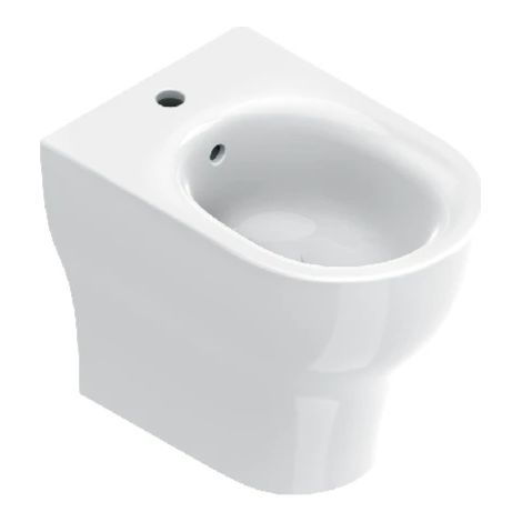 Bidet Sfera Filomuro 52x35 cm Monoforo Bianco Lucido Ceramica