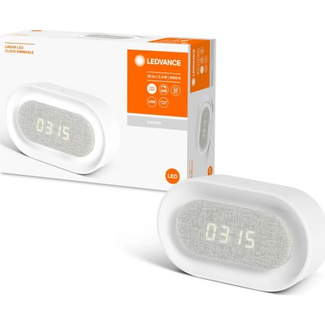 Lámpara Reloj USB con Regulación Continua Blanco Frío - Ledvance (1/4)
