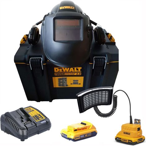Dewalt 18v Powered Air Purifying Respirator & Welding Lens P3 Filter x2 2ah Kit (1/5)