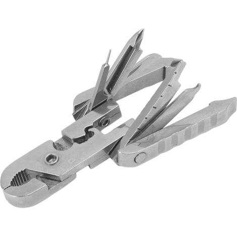 15-in-1 Klapp-Multitool aus Edelstahl, Mehrzweckzange für Outdoor- und EDC-Einsätze mit integriertem Schraubendreher (1/5)
