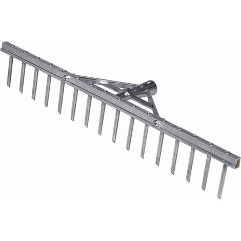 Aluminium-Rechen 16 Zinken Arbeitsbreite 62 cm