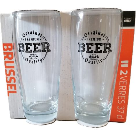 MAITRE CHEF - 2 BICCHIERI DA BIRRA 37CLMODELLO BRUSSEL