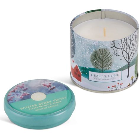 Bougie Sapin de Noël en Boîte Métal (1/3)