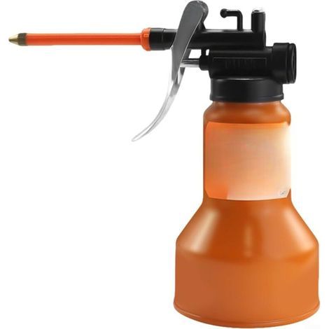 Handöler mit langer Kupferdüse, Schmierstoffbehälter aus hochkohlenstoffhaltigem Stahl für präzise Wartung, robuster 350ml/500ml Öler mit Filter (ROC-2350) (1/5)