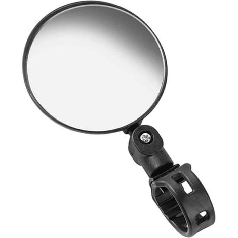 Rétroviseur de vélo sur guidon - Miroir pour bicyclette - Noir (1/5)