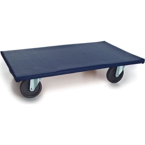 Toolland Transportroller, 4 Lenkrollen, Tragkraft bis zu 400 kg, Blau (1/5)