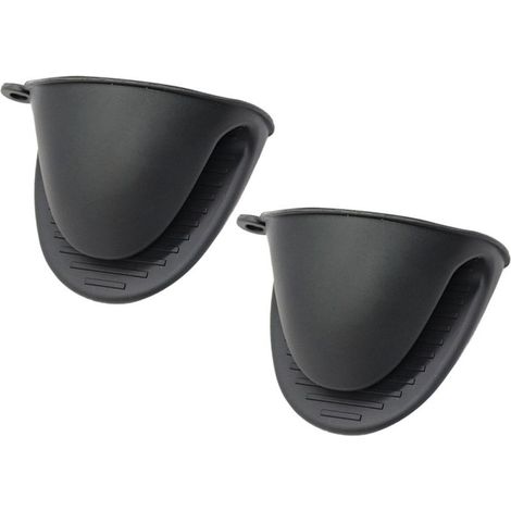 Mini gants de four de Silicone, résistant à la chaleur, Kochhandschuhe, des gants de cuisine pour la Cuisson et la Cuisson dans la Cuisine, Noir (1/5)