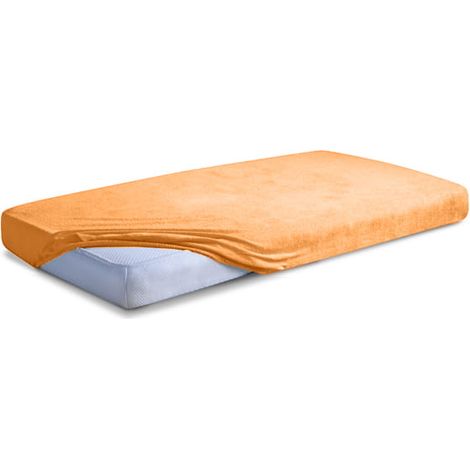 FROTTE CLASSIC Platte mit Gummi 130x190, 140x200x20, orange08, MATEX (1/5)