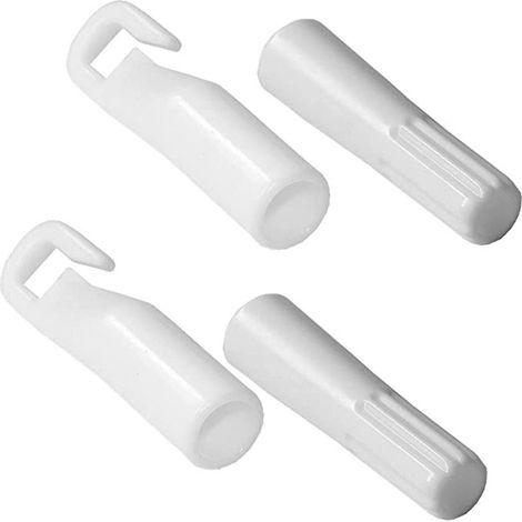 4-piece set of curtain hooks and handles for Venetian blinds. (1/5)