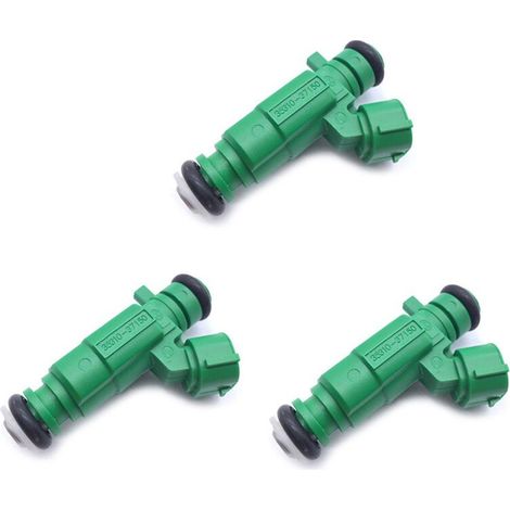 Tre iniettori di carburante nuovi di zecca (3531037150) per motori da 1.6L, 2.5L e 2.7L (modelli 1999-2011). Ricambi auto.
