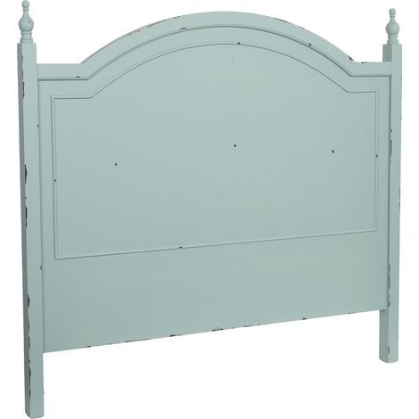 Cabezal de cama de Madera blanco 150x5x130h cm (1/5)