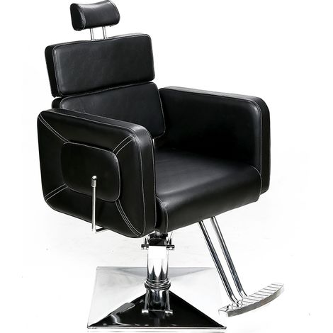 Barberpub Friseurstuhl Friseursessel Bedienungsstuhl Friseureinrichtung 2065BK (1/5)