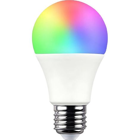 Bombilla LED Estándar Smart WiFi E27 10W Equi.60W 806lm RGBWW Regulable vía Smartphone/APP 25000H 7hSevenOn Premium