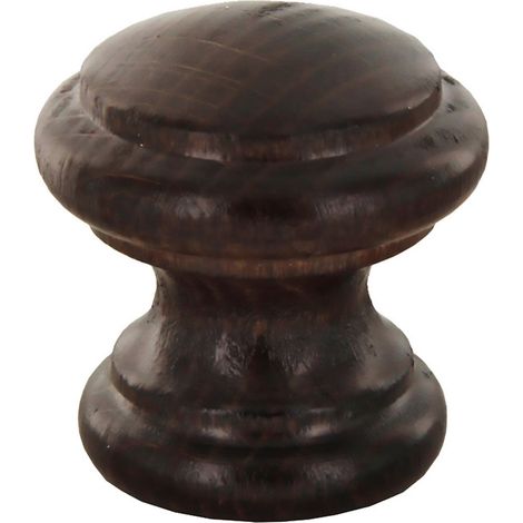 25PZ POMOLO IN LEGNO ART. 114 mm 30 noce scuro