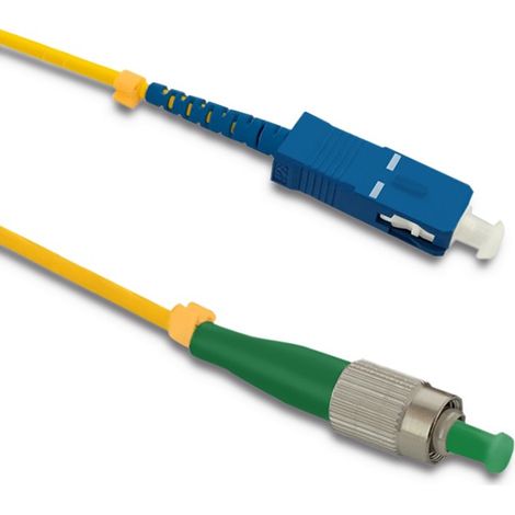 Cavo patch in fibra ottica Qoltec FC/APC - SC/UPC  Monomodale  9/125  G652D  Simplex  15 m (1/3)