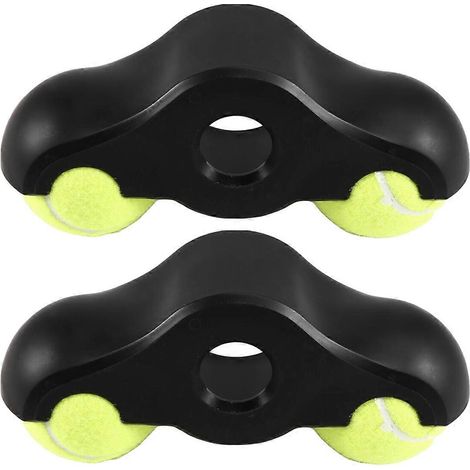 Lot de 2 tapis de sol rembourrés pour vélo d'intérieur, réduction du bruit et antifriction, compatibles avec le tennis sur sol Wahoo (avec balle). (1/5)