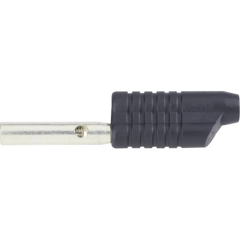 Schnepp S 4041 S Büschelstecker Stecker, gerade Stift-Ø: 4 mm Schwarz 1 St.