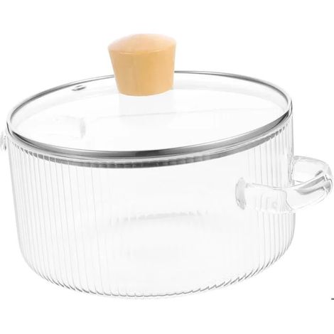 Marmites transparentes, mijoteuse dedans, Cuiseurs à soupe avec couvercle, ustensiles de cuisine (1/5)