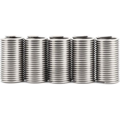 5 pièces Insert Fileté Acier Inoxydable Manchon Protecteur Bobine Vis Kit Réparation M24x3x3D (1/5)