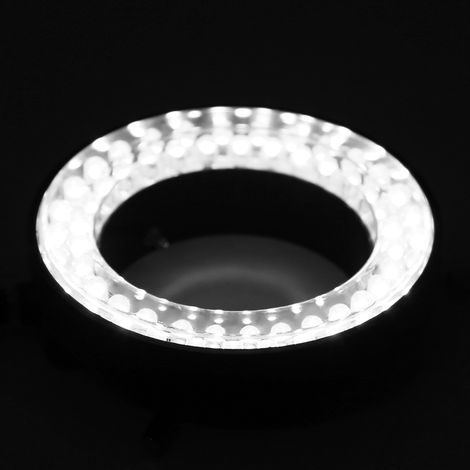 Anneau lumineux LED 60 mm pour microscope 100-240 V, fourni avec YB00532, emballage voir YB00553. (1/5)