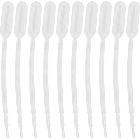 Tube d'alimentation en plastique pour reptiles, 10 pièces, mangeoire pour poissons, tortues, lézards, 14cm/5,5 pouces (1/5)