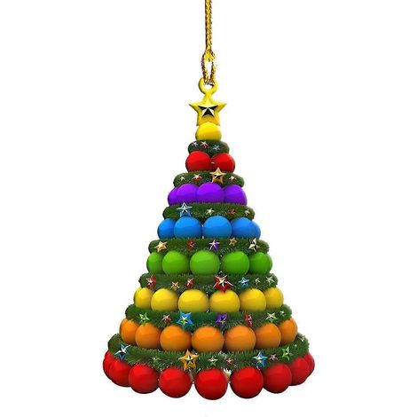 Sapin de Noël C Décorations de Noël Décorations de Noël en bois mignonnes pour l'intérieur et l'extérieur - Décoration de sapin de Noël pour le salon, la chambre et la maison (1/3)