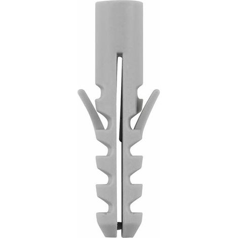 Boite de 100 bouchons nylon gris standard 5x25mm tacon05 index - Boite de 100 bouchons nylon gris standard 5x25mm tacon05 index (1/3)