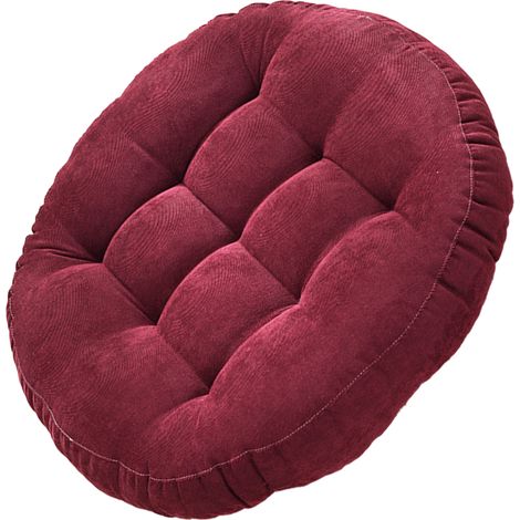 Coussin Rond Pour Siège - 40 cm De Diamètre - Rembourrage En Coton - Pour Tatami Fauteuil Papasan Tabouret - 1 Pièce (1/5)