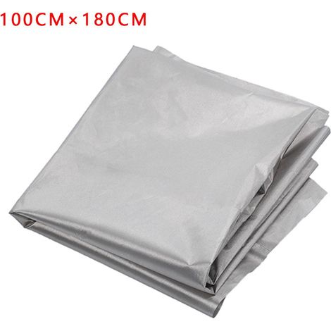 Doppelseitiger Aluminium-Sonnenschutzvorhang 1,5 m/1,8 m/2 m, hitze- und lichtundurchlässiges Veloce-Gewebe, 100 % Bio-Baumwolle, Sonnenschutz (1/5)