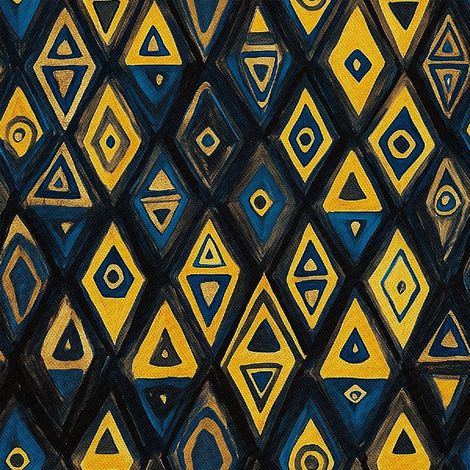 Tela decorativa para exteriores Oxford - Motivo africano  DX18016 (1/5)