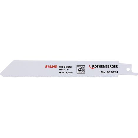 ROTHENBERGER Lame de scie universelle, 150x20x0,9, 24 TPI (paquet de 5) - 865784 (1/3)