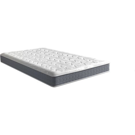 Hobag – Matelas mémoire de forme 80x160 – Hauteur 14 cm – Fermeté modérée – 7 zones de soutien – Super respirant