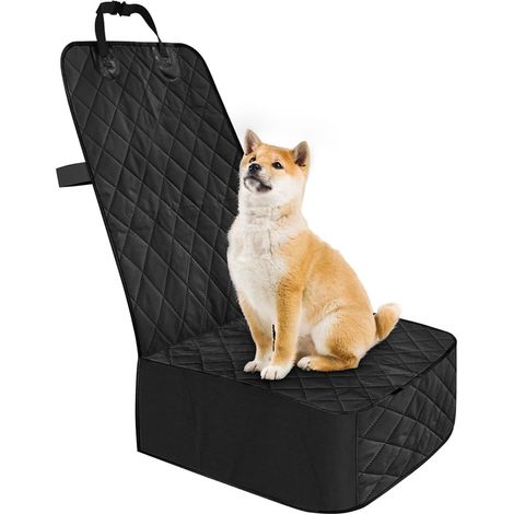 Coussin De Siège De Voiture, Protecteur De Siège Auto Antidérapant Confort Housses Sièges Arrière Protecteur Siège Avant Voiture, Protège Coussin Sièges Véhicule pour Chiens Et Enfants(Noir) (1/5)