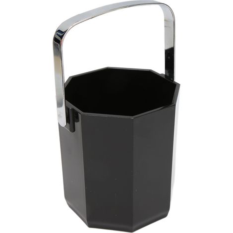 Seau à champagne en acrylique robuste avec anse en acier inoxydable - Seau à glaçons multi-usages pour bar familial et camping (1/5)