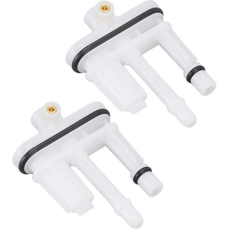 Kit de 2 gicleurs principaux de carburateur en plastique, portable, installation simple, accessoires de tondeuse (1/5)