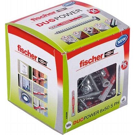 Fischer  50x  DUOPOWER  6  x  50  mm  PH  LD  -  538260 (1/2)