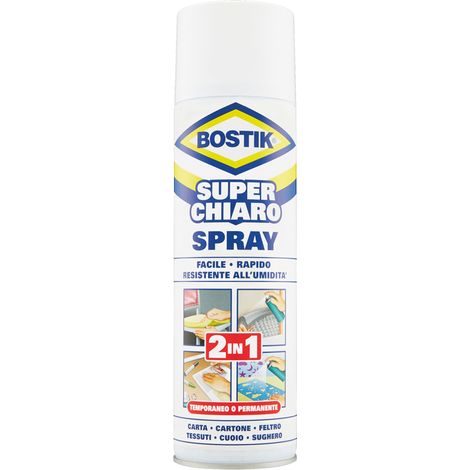 COLLA UNIVERSALE SPRAY 'SUPERCHIARO' ml. 500  - BOSTIK