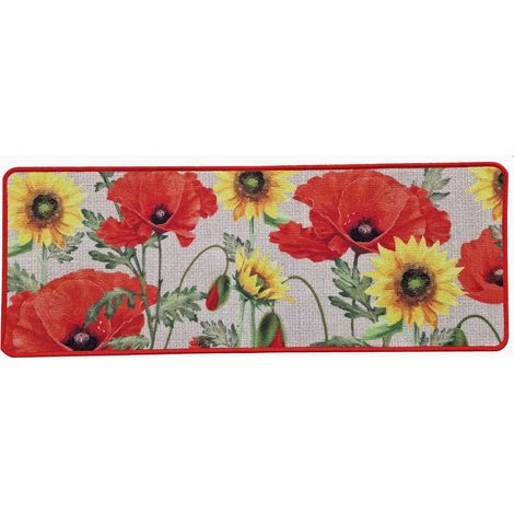 Tapis décoratif Coquelicot HDI 45 x 120 cm