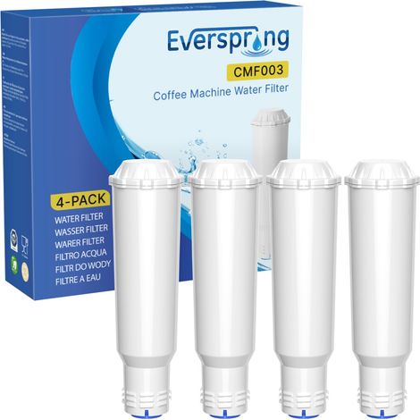 Filtre à eau pour machine à café, compatible avec F088, convient à de nombreux modèles, 4 pièces (Avertissement : non adapté pour White) (1/5)