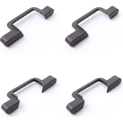 Hailo Stufenabschlüsse rechts & links 4 Stück für Haushaltsleitern mit 35 x 20 mm Steigholm