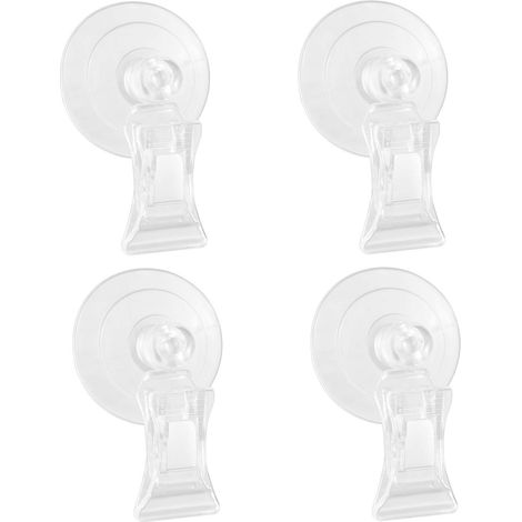 Ensemble de ventouses pour aquarium, 4 unités, pour une fixation stable des composants, avec un réglage simple et ferme dans les aquariums.-AquaForge (1/5)