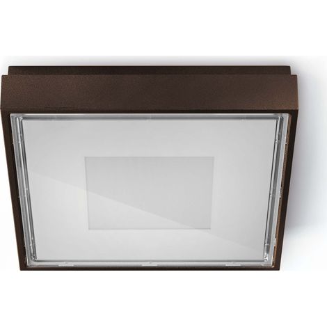 Aplique VIENA IP65 LED SMD AC 4.30W 430lm CRI80 3000K 110º Marrón óxido (1/2)