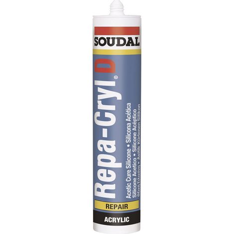 Soudal REPACRYL Spachtelmasse Herstellerfarbe Weiß 83406184 310 ml