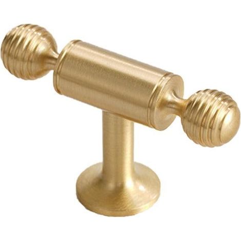 Poignées de meuble en cuivre, 6 tailles, poignées modernes pour armoire, tiroir, placard à chaussures, 5,5 cm (1/5)